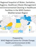 Regional snapshot of WASH in health care facilities in the WHO Eastern Mediterranean Region