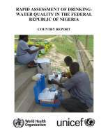 WHO UNICEF RADWQ Nigeria report